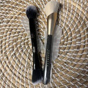 2 Pc Discontinued Brush Bundle - COVER | FX Custom Cover & KVD Shade + Light NEW